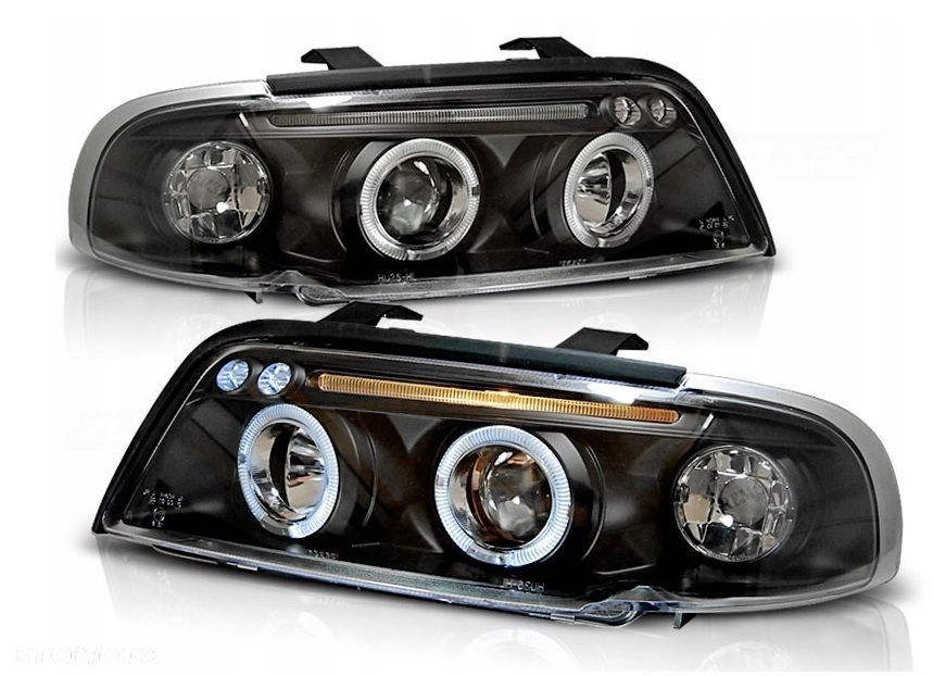 Reflektor Lampy Migacze kpl Ringi Angel Eyes Led Tuning Audi a4 b5 8d 94-98 - 2