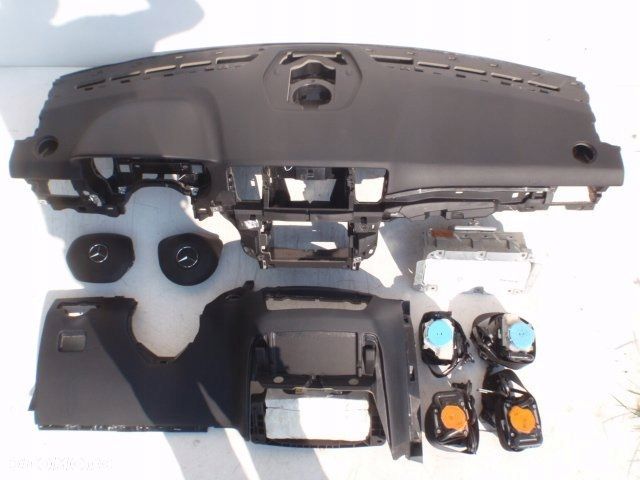 MERCEDES X166 GL DESKA KONSOLA PODUSZKI AIRBAG PAS - 2