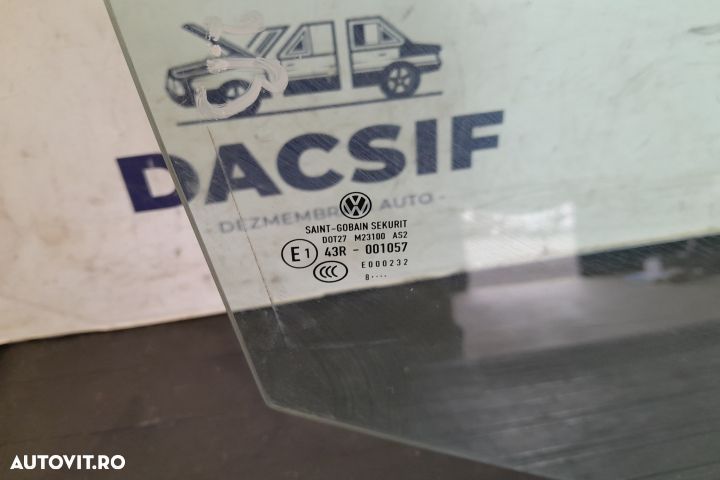 Geam usa spate dreapta 43R-001057 43R-001057 Volkswagen VW Golf 5 [20 - 3