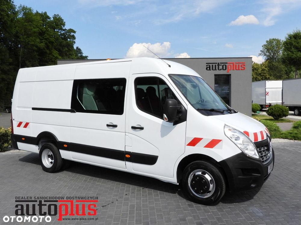 Renault MASTER FURGON BRYGADÓWKA 7 MIEJSC TEMPOMAT BLIŹNIACZE KOŁA KLIMATYZACJA  145KM