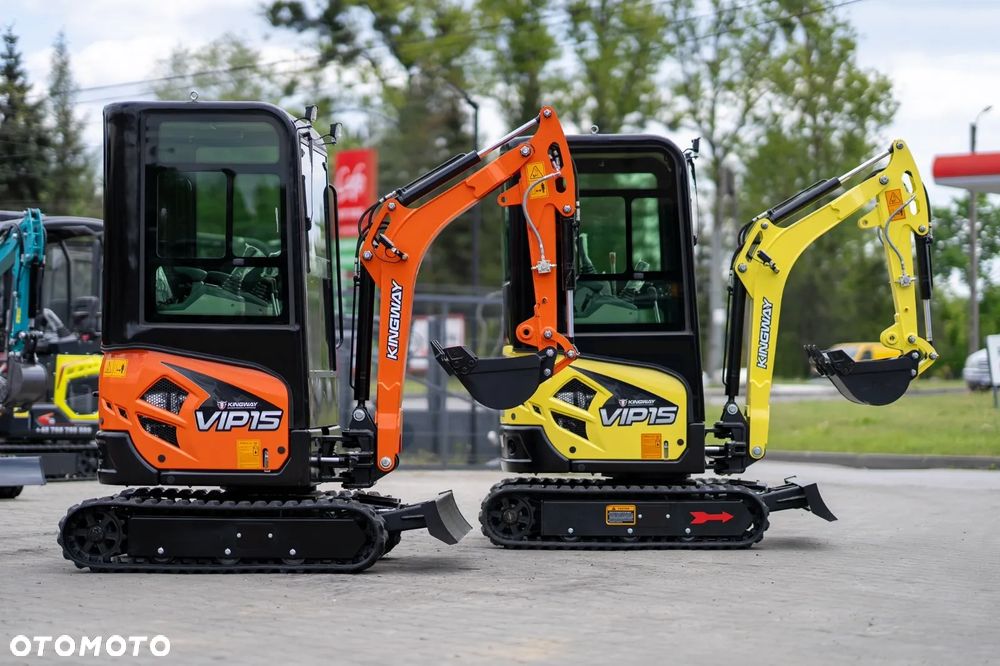 Kingway VIP15 1500kg Gąsienice 230mm Kciuk HYDRAULICZNY 25KM 3cyl DIESEL