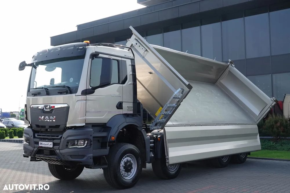 MAN TGS 41.480 / 8x6 / BASCULANĂ SPATE / MANUAL / NOU NOU / KH-KIPPER / - 10