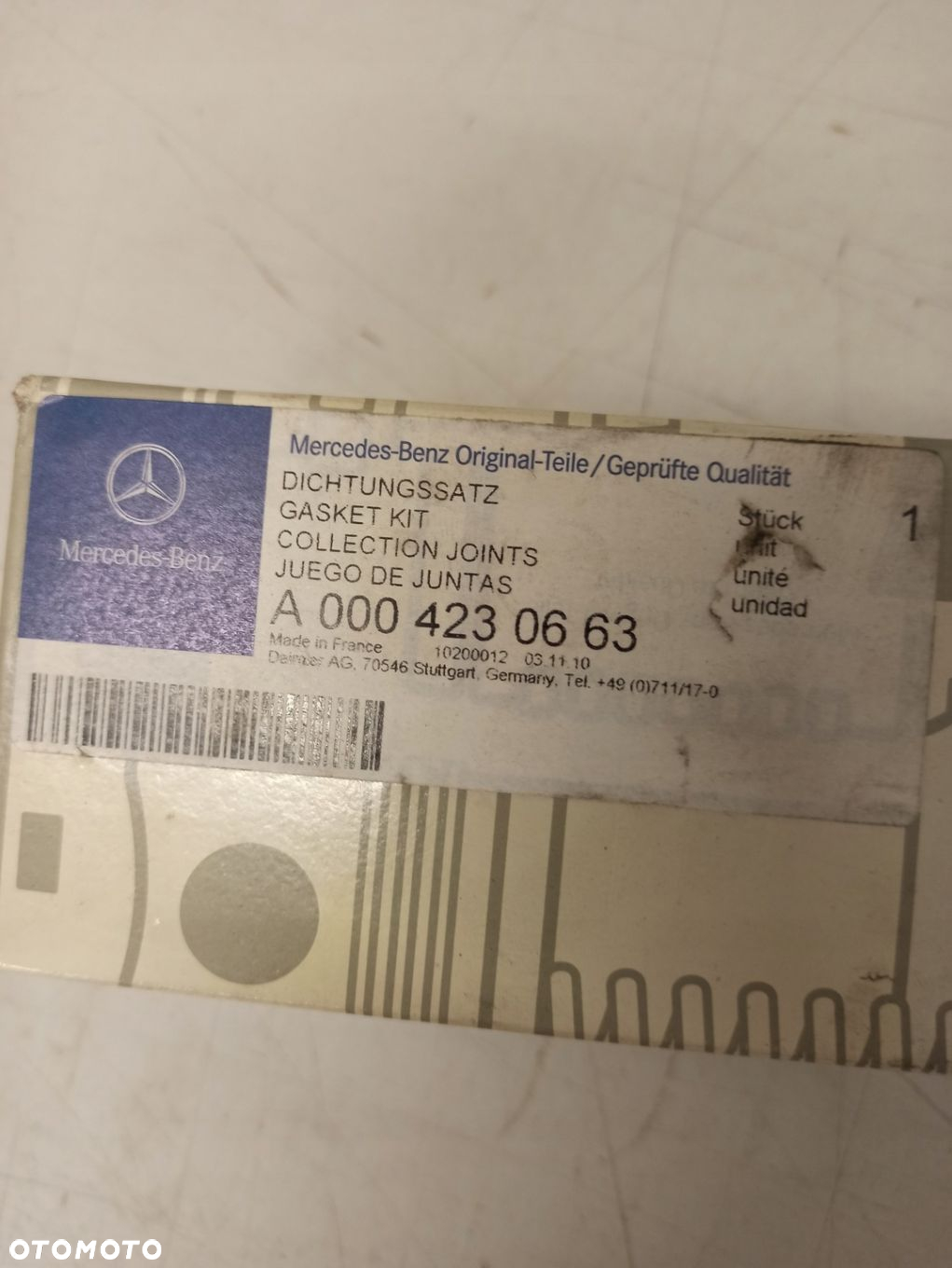 ZESTAW NAPRAWCZY ZACISKU MERCEDES SPRINTER W900 A0004230663 ASO ORG - 3