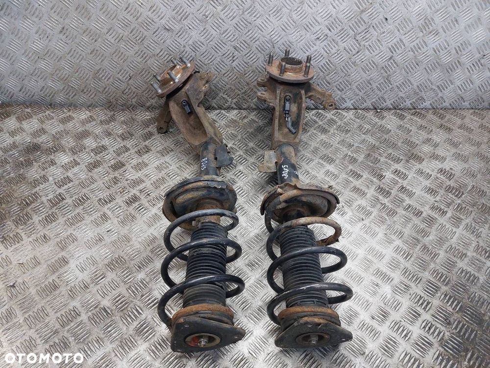 AMORTYZATOR SPRĘŻYNA ZWROTNICA LEWY + PRAWY PRZÓD FORD FOCUS MK2 1.6 TDCI - 1