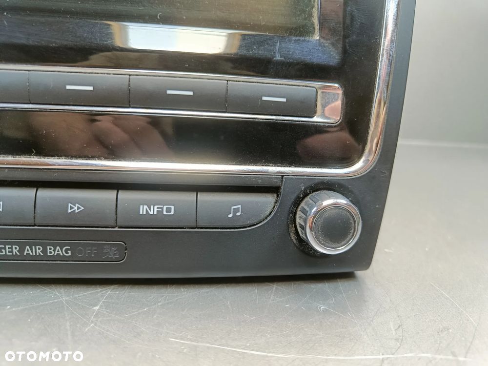 Radio CD Swing Skoda Superb 2 II Lift FL Delphi 3T0035161K - 5