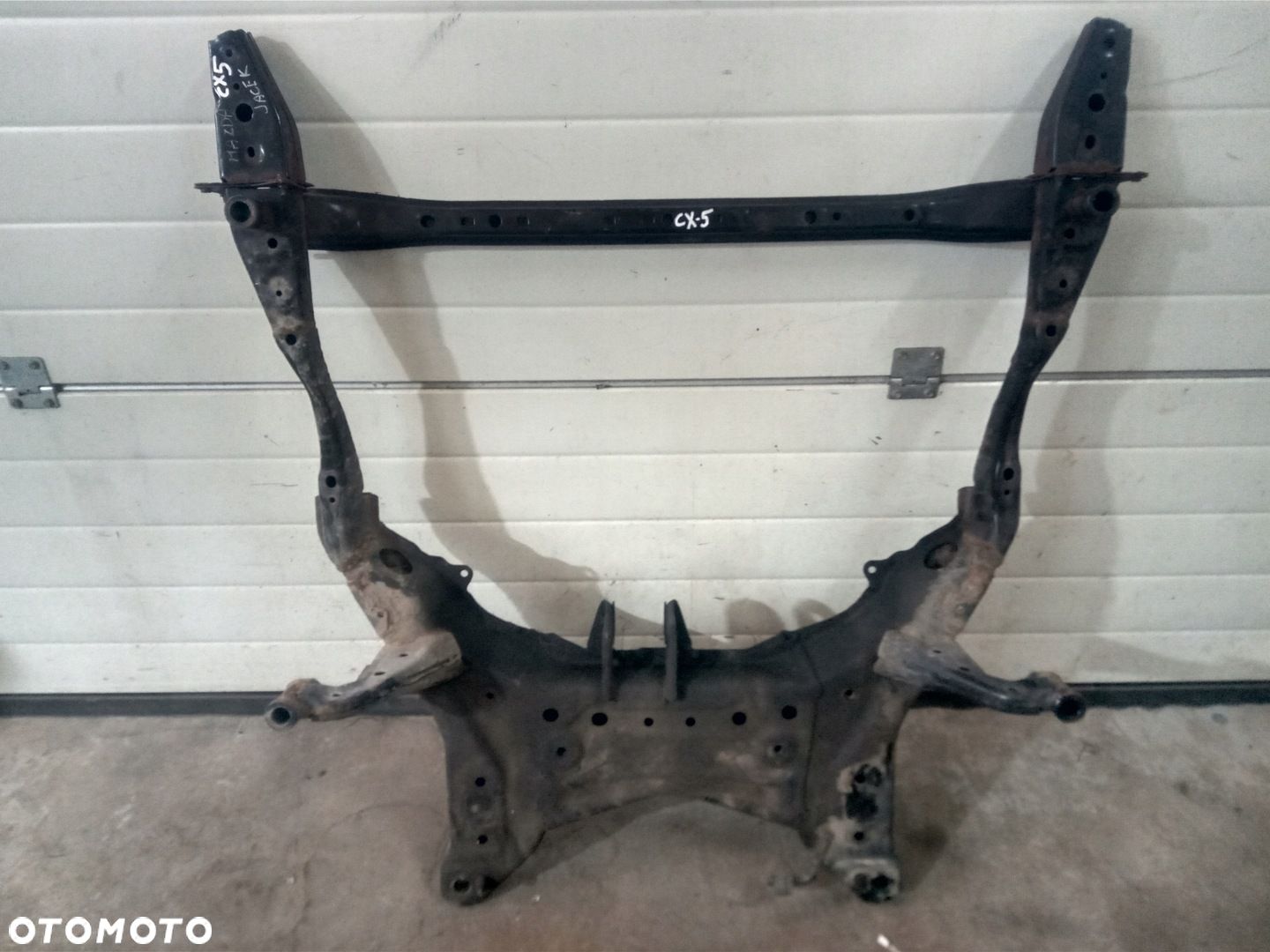 WÓZEK SANKI KOLYSKA BELKA TRAWERSA RAMA PRZÓD MAZDA CX5 II LIFT - 1
