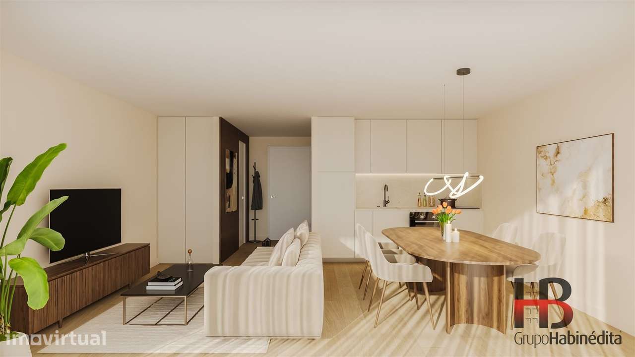 Apartamento T2 com garagem no Bonfim | Perto da Praça Velasquez | Port - Grande imagem: 3/9