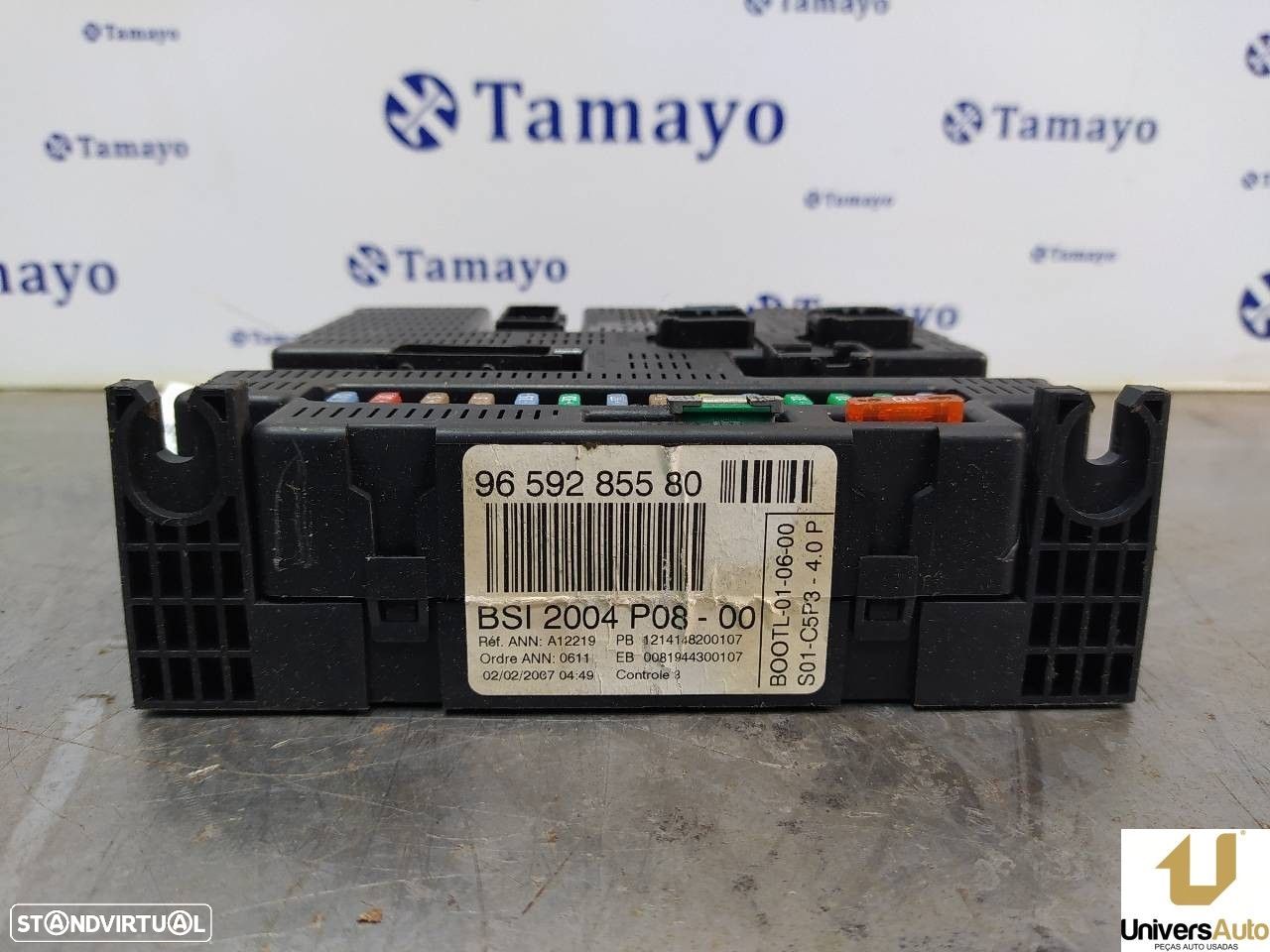 CAIXA RELÉS / FUSÍVEIS PEUGEOT 207 2007 -9659285580 - 1