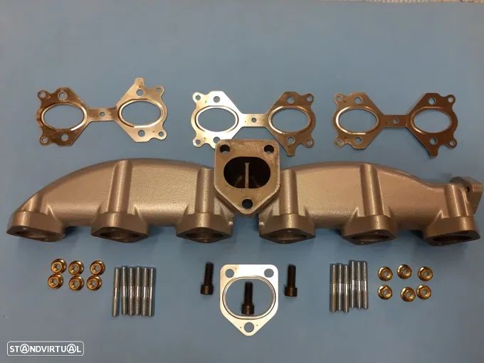 Coletor / Colector de escape em ferro Bmw E46 E60 E61 E65 X3 X5 525D 530D  NOVO - 1