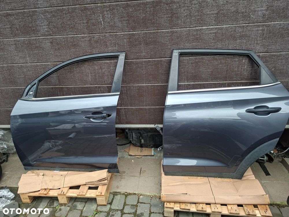 HYUNDAI TUCSON III 3 15-21 DRZWI PRAWA STRONA PRZÓD PRAWE TYŁ TYLNE PRAWE Z3G SZARY Demontaz w kolor super stan - 19