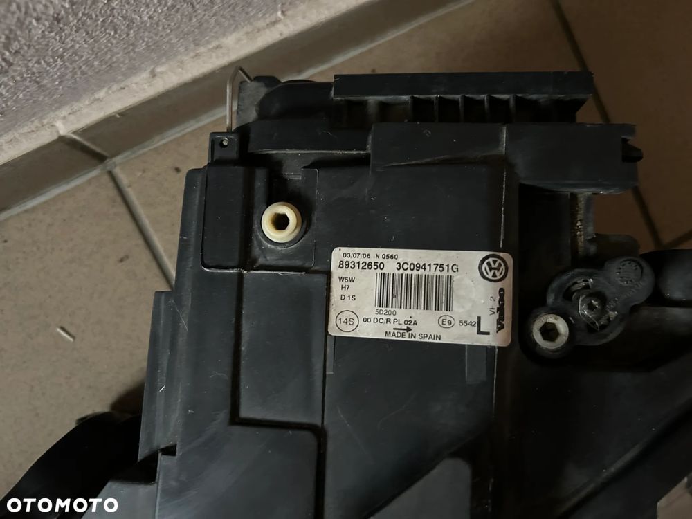 LAMPY PRZEDNIE LEWA BI-XENON SKRĘTNY VW PASSAT B6 3C0941751G - 6