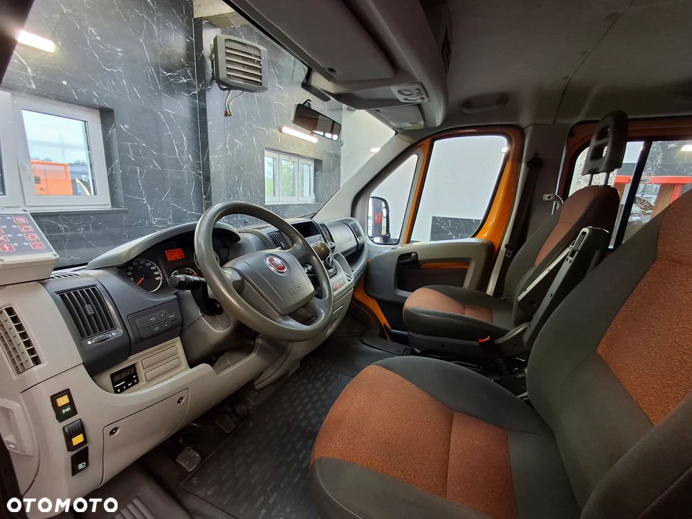 Fiat Ducato Doka Brygadówka Skrzynia Plandeka Oświetlenie Ostrzegawcze Pomarańczowy Służba Drogowa Autostradowa Hak 2010 Rok Ogrzewanie Postojowe Webasto - 10