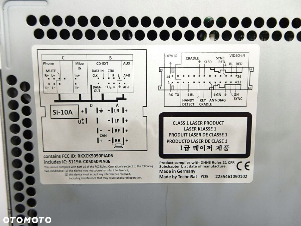 radio cd volkswagen passat b7 - 11