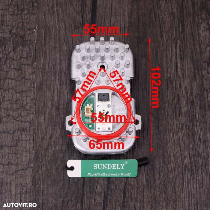 Modul Bec Led Far Angel Eyes Lumina de zi Balast BMW Seria 3 4 6 X3 X5 - 3