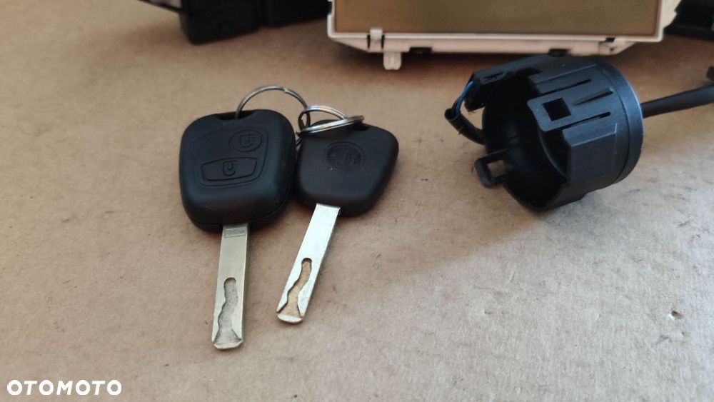KOMPUTER STEROWNIK BSI IMMOBILIZER KLUCZYK CITROEN PEUGEOT 1.6 HDI 9663394580 9659285580 ORYGINAŁ - 2