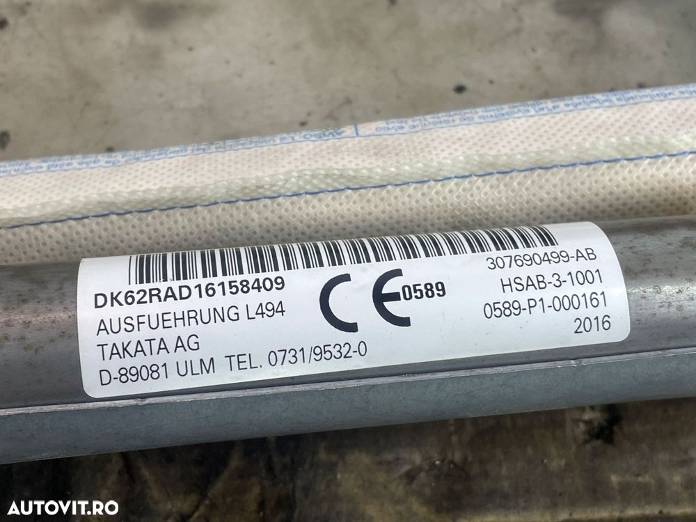 Airbag cortina 307690499-AB Land Rover Range Rover Sport 2 [2013 - 20 - 3