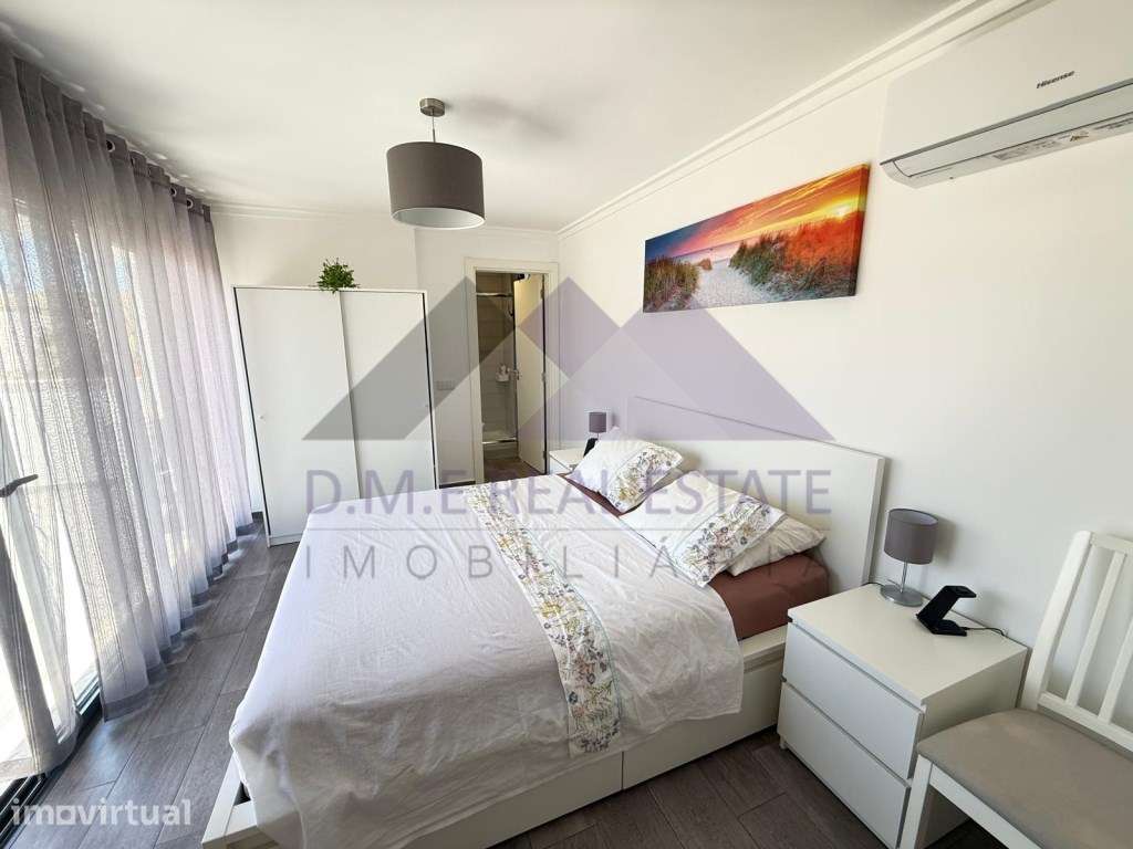 Duplex T1+1 Moderno com Terraço e Varandas - a 350m da Praia em Mon... - Grande imagem: 4/24
