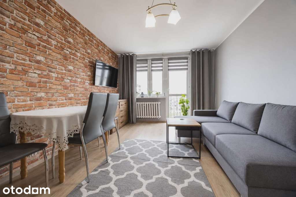 Mieszkanie 2 pokoje 37,7m2, balkon IVp/IV