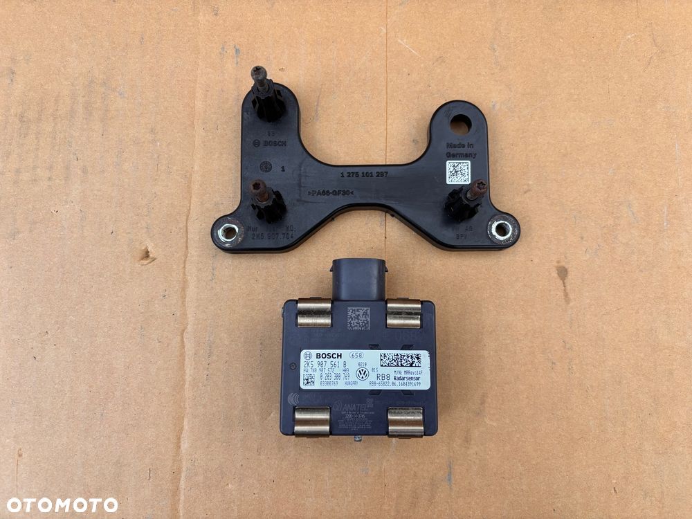 VW Caddy 2K5 Radar Sensor Czujnik Zbliżeniowy ACC Distronic 2k5907561B Mocowanie Uchwyt 2K5907704 - 1
