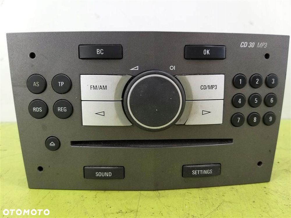 Radio FABRYCZNE CD30 MP3+ wyświetlacz kpl Opel Astra III H 2004-2006 - 12