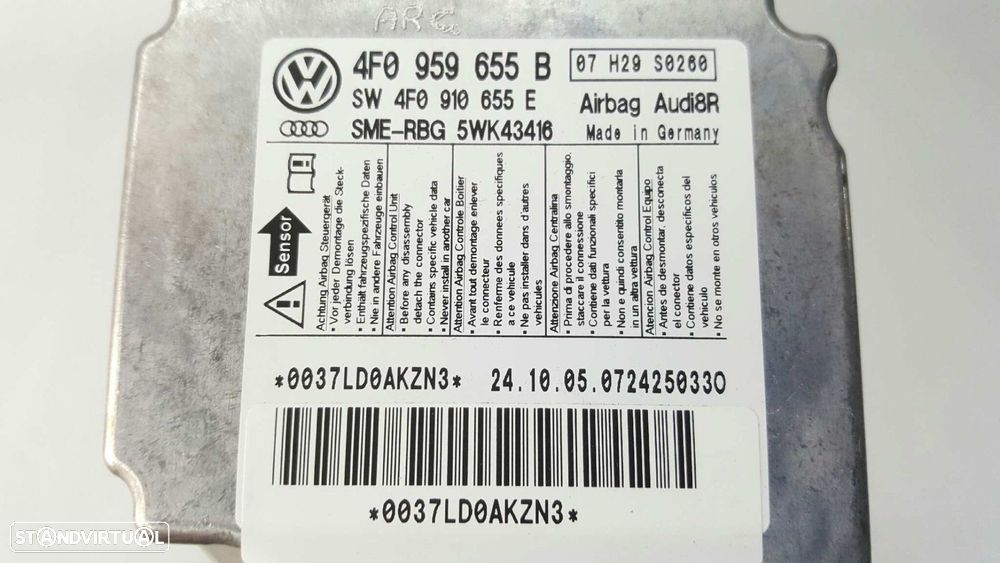 CENTRALINA DE AIRBAG AUDI A6 BERLINA (4F2) 3.0 TDI QUATTRO (165KW) - 4