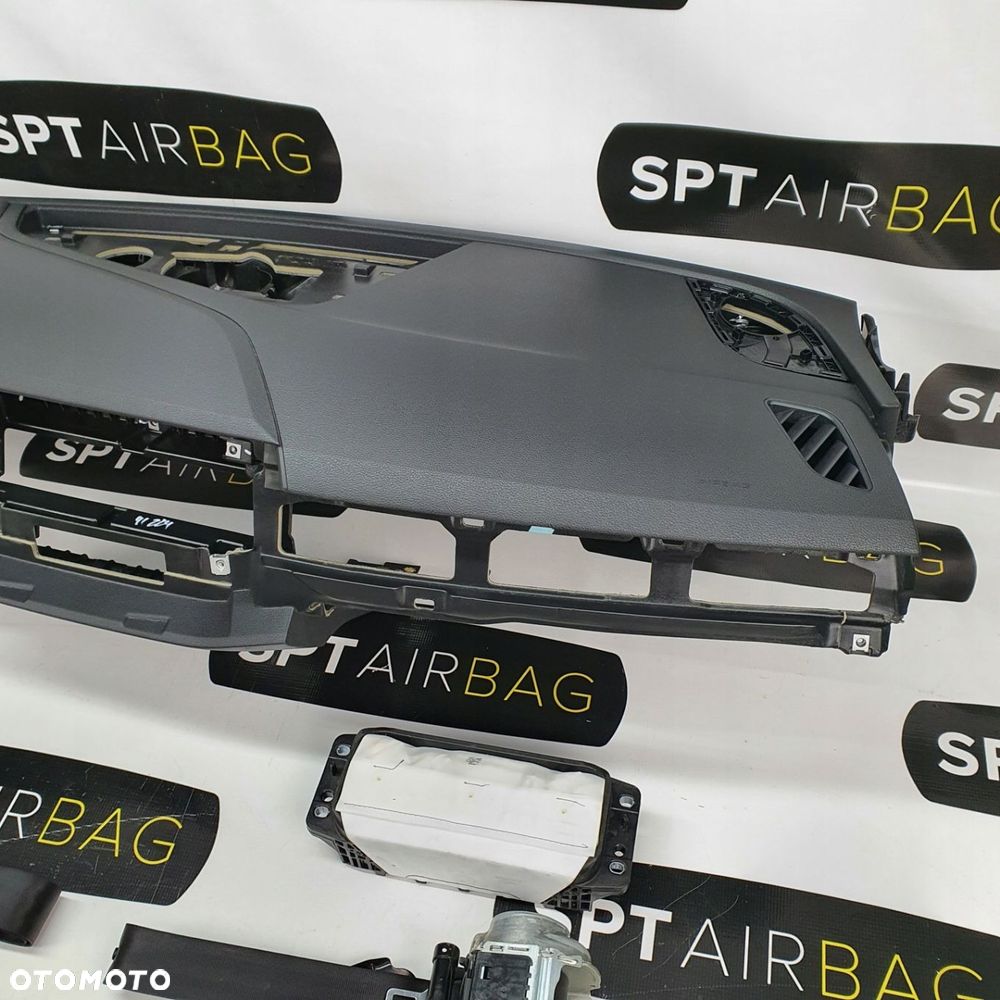 AUDI A4 B9 A4 8W DESKA ROZDZIELCZA KONSOLA KOKPIT PULPIT PODUSZKI AIRBAG AIR BAG PASY KIT SET - 4