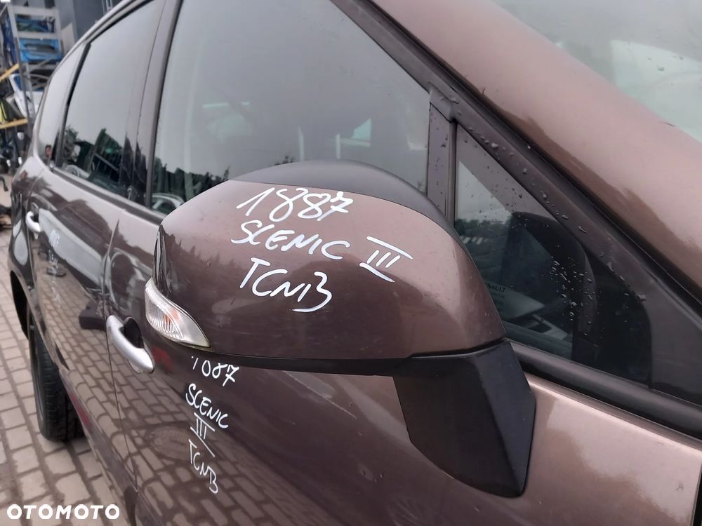 RENAULT SCENIC III LUSTERKO PRAWE PRZEDNIE PRAWY PRZÓD KOLOR: TECNB - 1