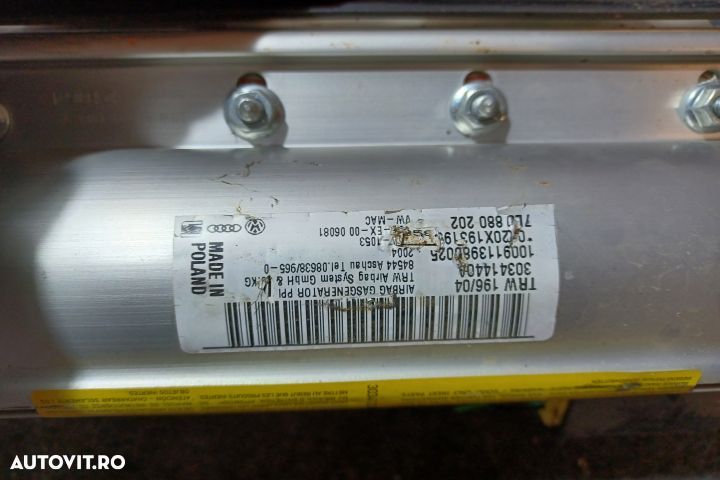 Airbag pasager 7L0880202 Volkswagen VW Touareg generatia 1 7L [2002 - - 3