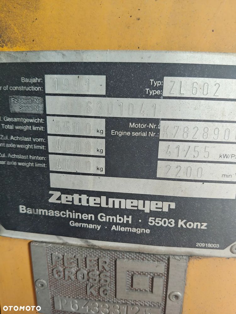 Zettelmeyer ZL 602 - 6