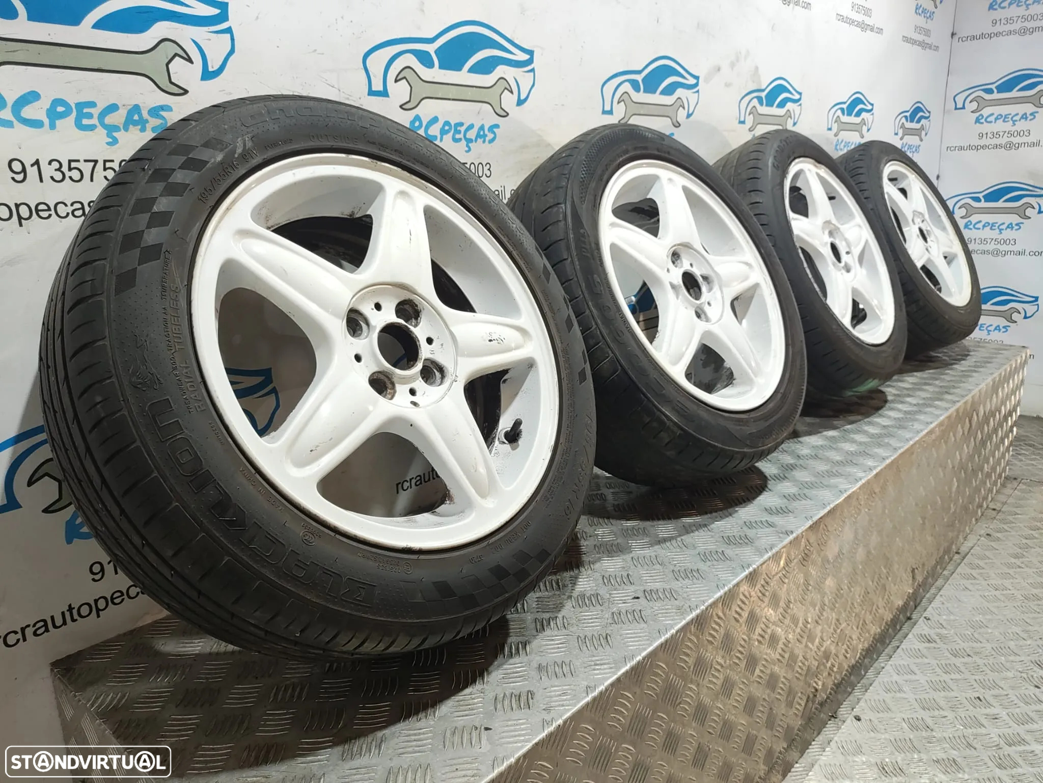 Conjunto Jantes 16 Originais Mini 6.5J ET48 4x100 6769410 6769409 - 2