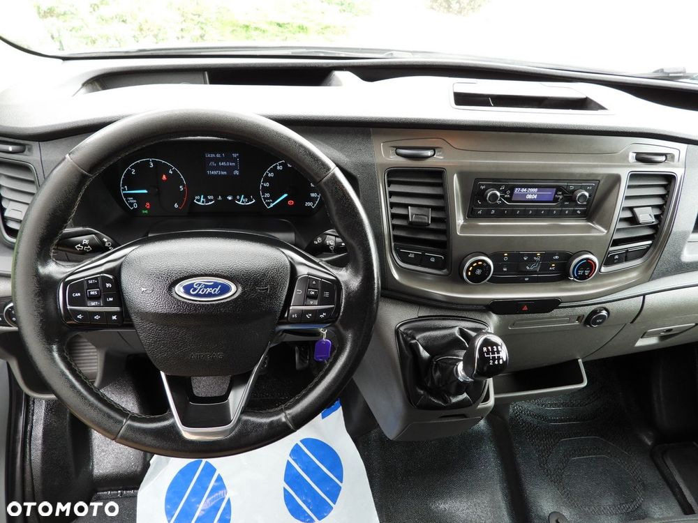 Ford TRANSIT  PLANDEKA 8 PALET TEMPOMAT LEDY BLIŹNIACZE KOŁA KLIMATYZACJA  130KM - 30