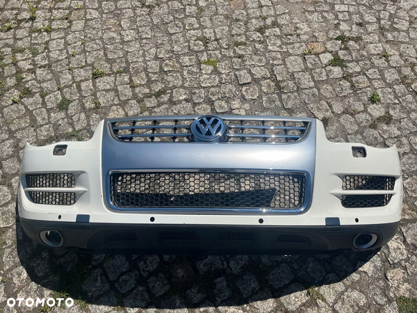 VW TOUAREG LIFT 2007-2010 ZDERZAK PRZEDNI 7L6 PRZÓD LIFTING GRILL
