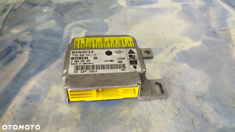 RENAULT  MODUŁ SENSOR AIRBAG 0285001157 - 1