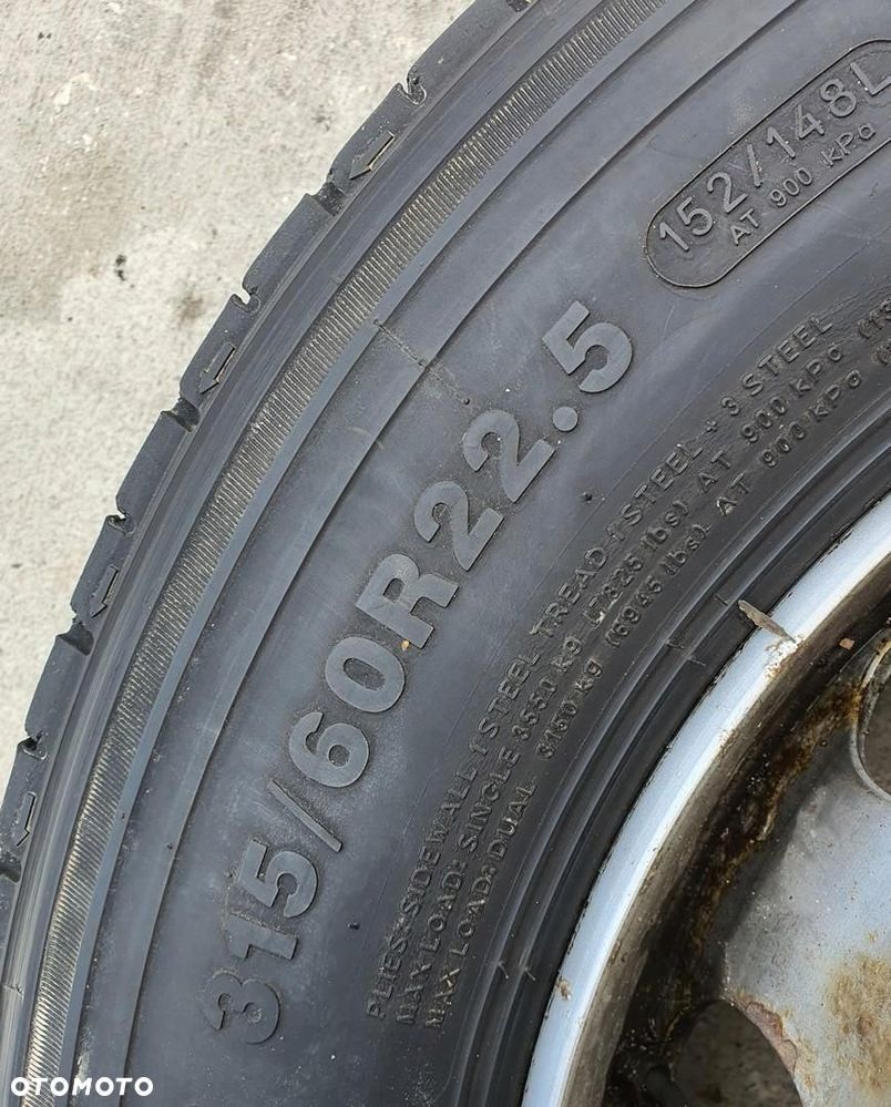 KOŁO FELGA 22.5X9 315/60/R22.5 MERCEDES ACTROS MP4 0024815502 - 11