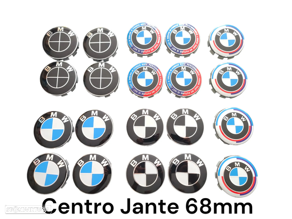 Bmw Centros Jantes Emblema Capot Tampa de Mala