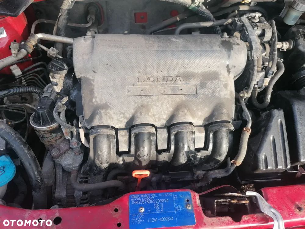 SILNIK HONDA JAZZ 1.3 B L12A1 - 2