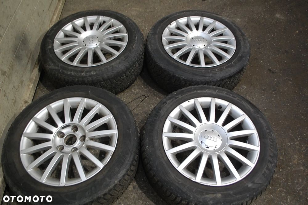 KOŁA FELGI ALUMINIOWE + OPONY 205/60R16 5X112 7J ET42 8E0601025AR AUDI A4 B6 B7 - 11