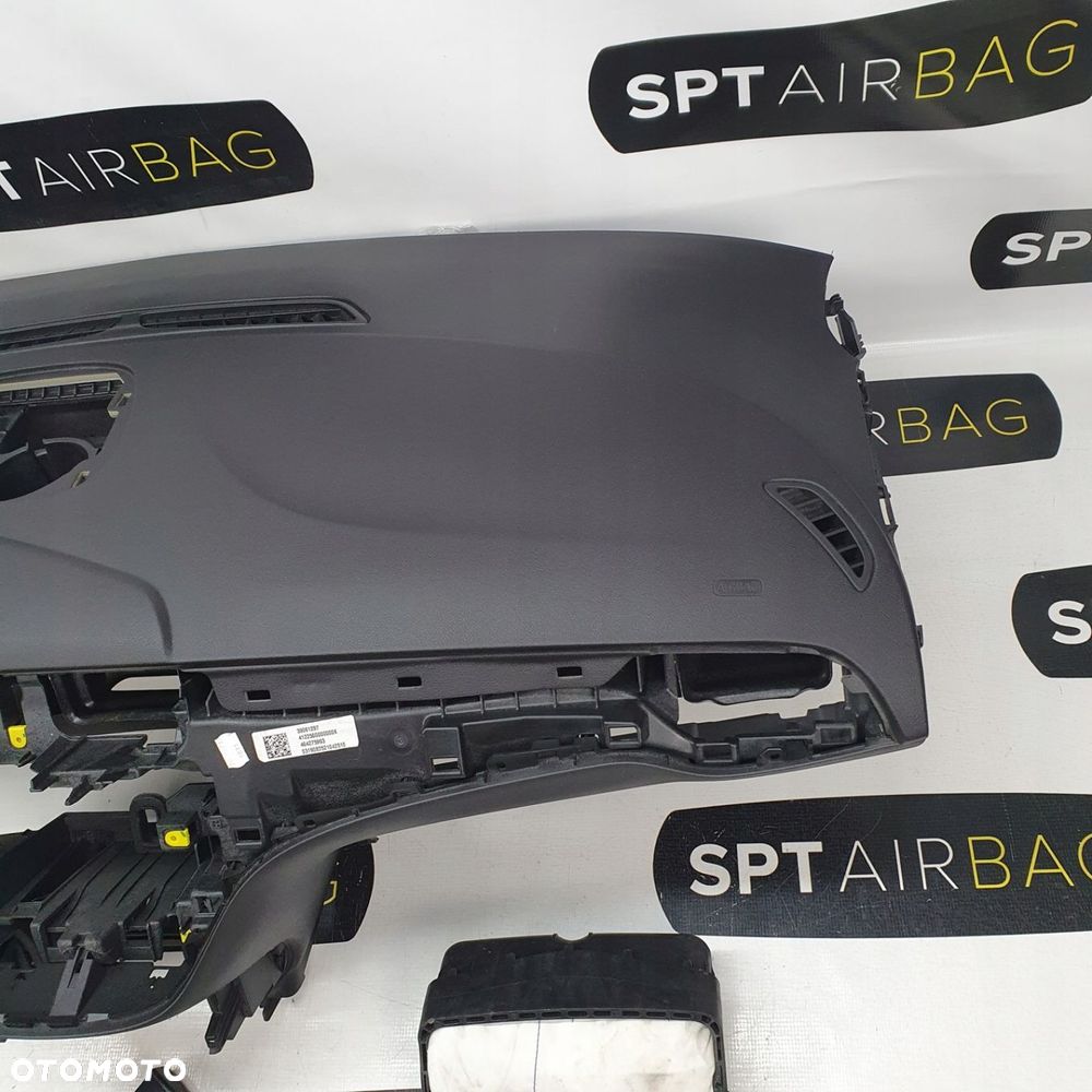 OPEL CORSA E DESKA ROZDZIELCZA KONSOLA KOKPIT PULPIT PODUSZKI AIRBAG AIR BAG NAPINACZE KIT SET - 4