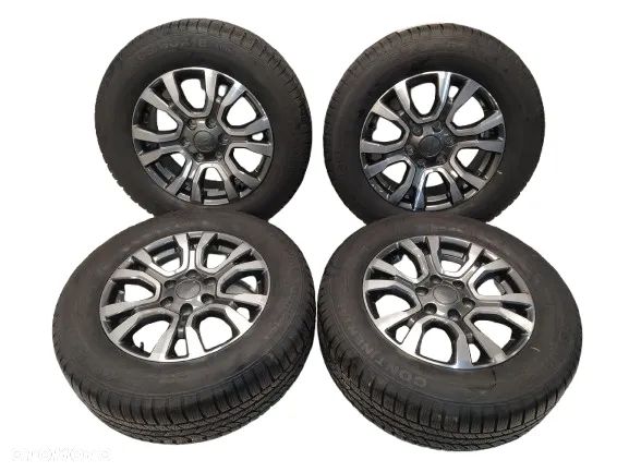 FORD RANGER FORD EVEREST 8X18 ORYGINALNE FELGI ALUMINIOWE R18 ET55 6X139.7 OPONY CONTINENTAL 265/60 KOŁA ZIMA BIEŻNIK ok 8.50mm DEKIELKI FORD NOWY KOMPLET - 1