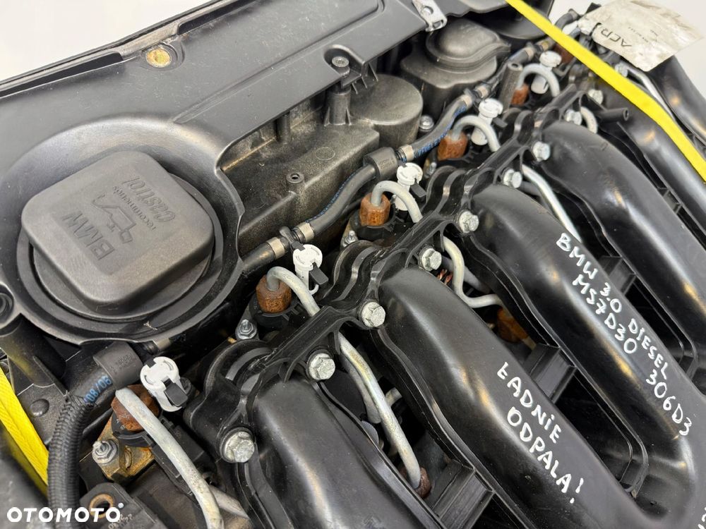 SILNIK M57D30 BMW E60 E61 E90 E91 E65 3.0 D diesel kompletny sprawny 306D3 - 9