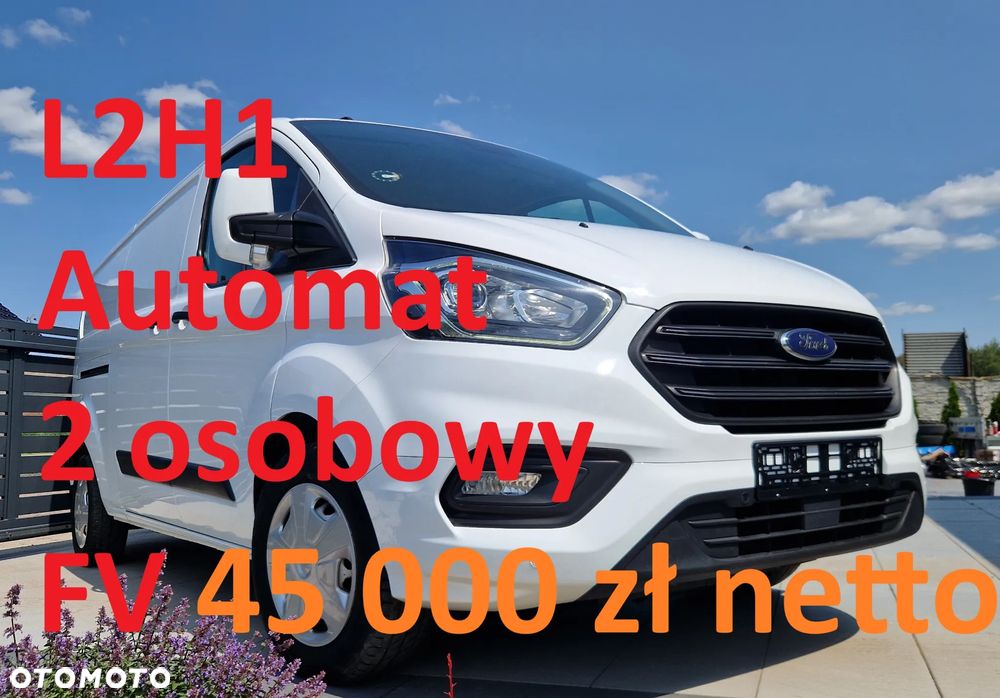 Ford Transit custom automat ZAREJESTROWANY 48 750 zł netto FV 23% L2H1 2-os 230V - 1