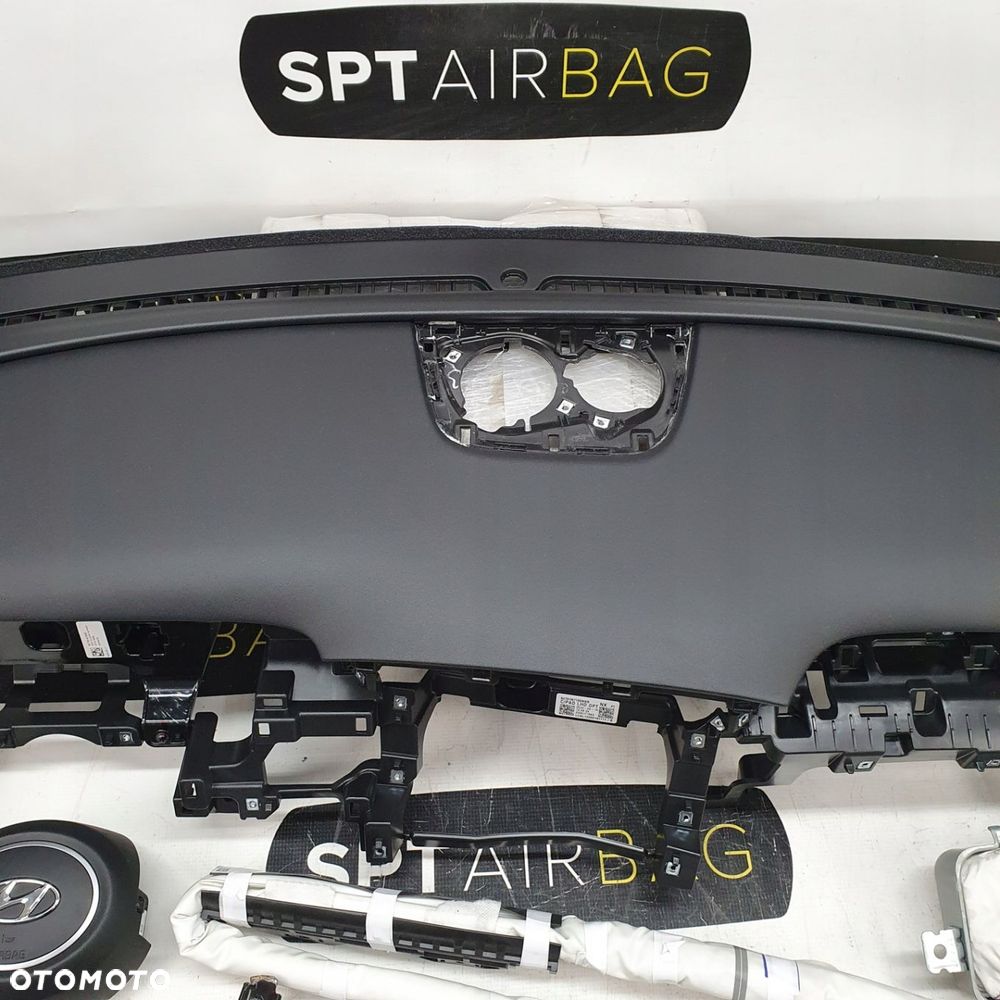 HYUNDAI TUCSON IV 4 DESKA ROZDZIELCZA KONSOLA KOKPIT PULPIT PODUSZKI AIRBAG AIR BAG PASY KIT SET - 3