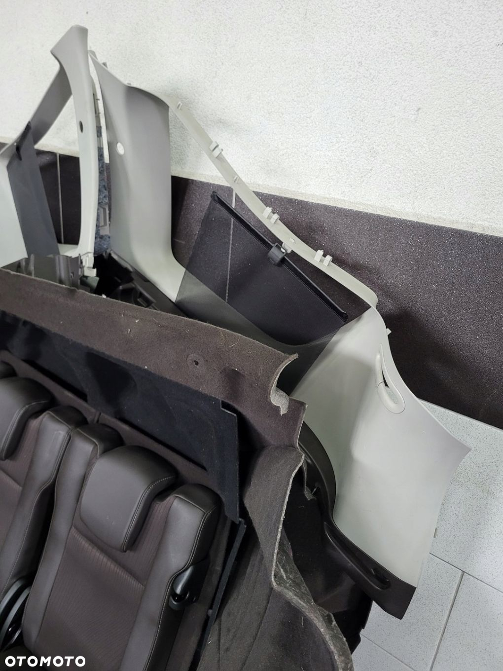 fotel fotele iii rzędu boczki tapicerka pasy komplet RENAULT SCENIC III GRA - 8