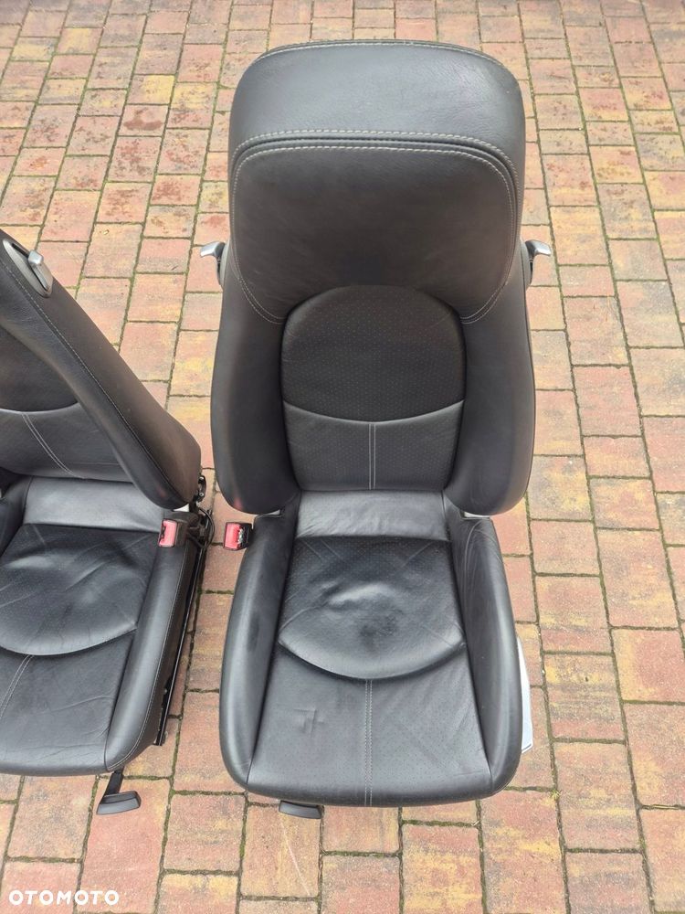 fotel prawy lewy czarny 2szt porsche boxster 987 - 7