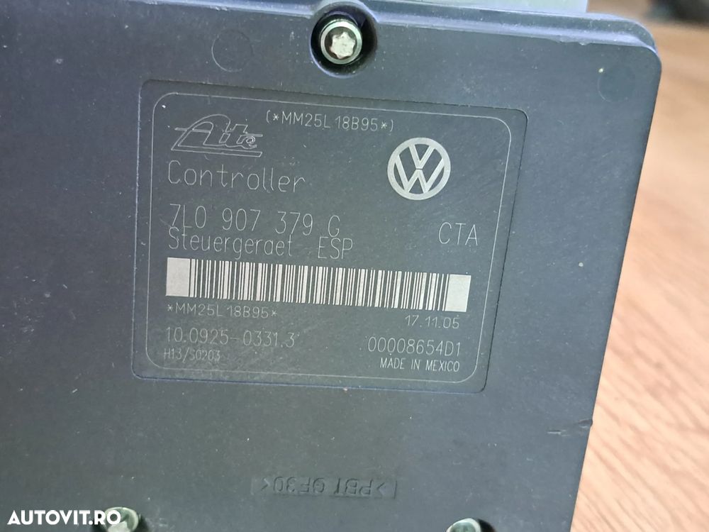 Pompa modul Unitate comanda ABS originala Volkswagen VW Touareg 2.5d 2002-2010 - 2