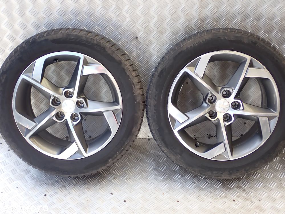 KOŁA FELGI ALUMINIOWE PEUGEOT 7,5JX17  ET 40  5X108  9671401580  Z OPONAMI ZIMA PIRELLI  215/55/17 - 3