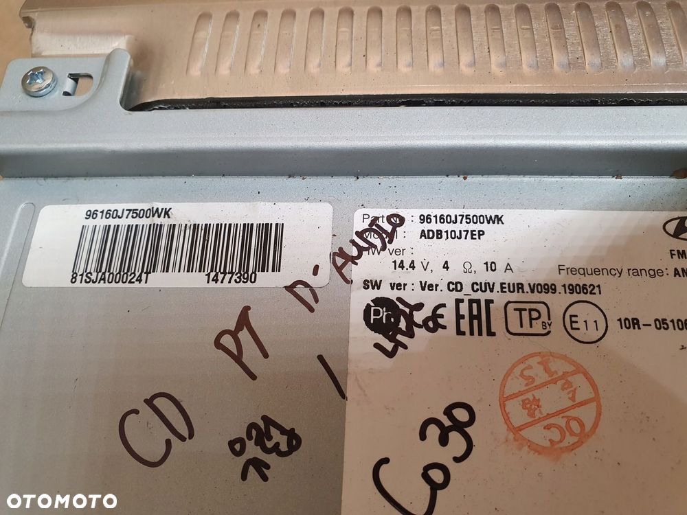 RADIO NAWIGACJA NAVI KIA CEED III LIFT 96160-J7500WK PRO CEED XCEED EUROPA - 3