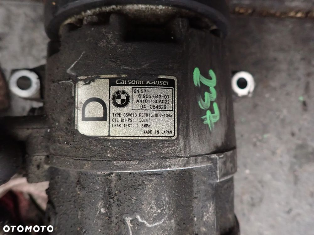 BMW 2.0 D SPRĘŻARKA KLIMATYZACJI 447260-4710 447260-3821 447260-1852 6905643 -07 - 9