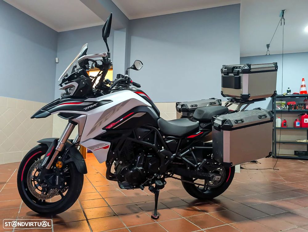 Benelli TRK 702 Malas Originais Alumínio - 4