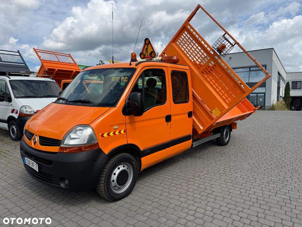Renault Master Wywrotka 3str  Brygadowka 7 Osób Doka 2.5DCi Kiper I wł. Wywrot - 18